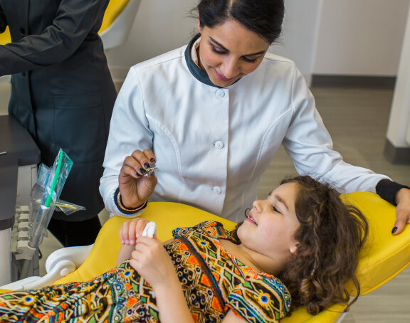 Dr. Shafeena Chatur with Child