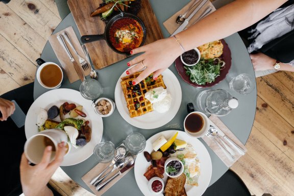 Food on Dining Table